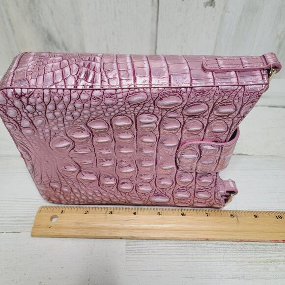 BRAHMIN MELBOURNE MULBERRY POTION MARLEY CROSSBODY BAG - Picture 9 of 11